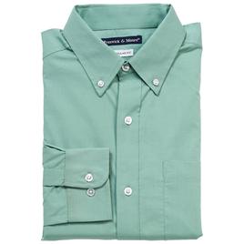 Mens Preswick & Moore(R) Solid Long Sleeve Dress Shirt - Sage