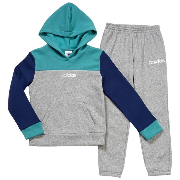 Boys (4-7) adidas® Color Block Pullover Hoodie & Joggers Set