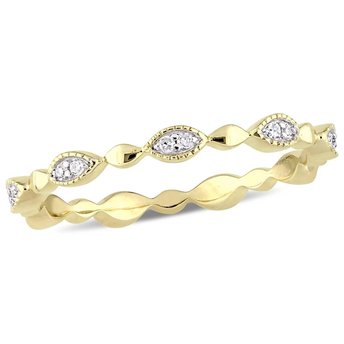 Diamond Classics(tm) 10kt. Gold 1/10ct. Diamond Anniversary Ring
