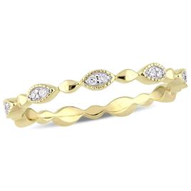 Diamond Classics(tm) 10kt. Gold 1/10ct. Diamond Anniversary Ring