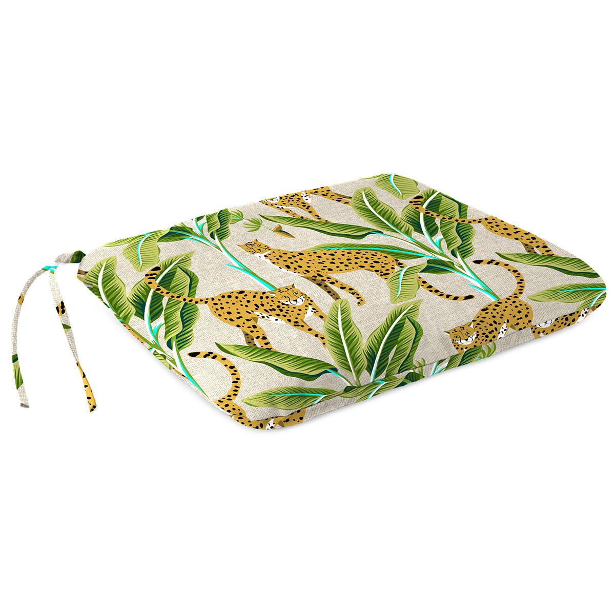 Jordan Manufacturing Enzel Linen Universal Outdoor Seat Cushion
