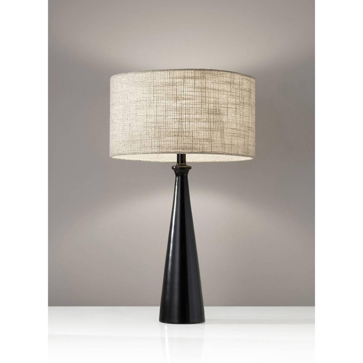 Adesso Linda Black Table Lamp