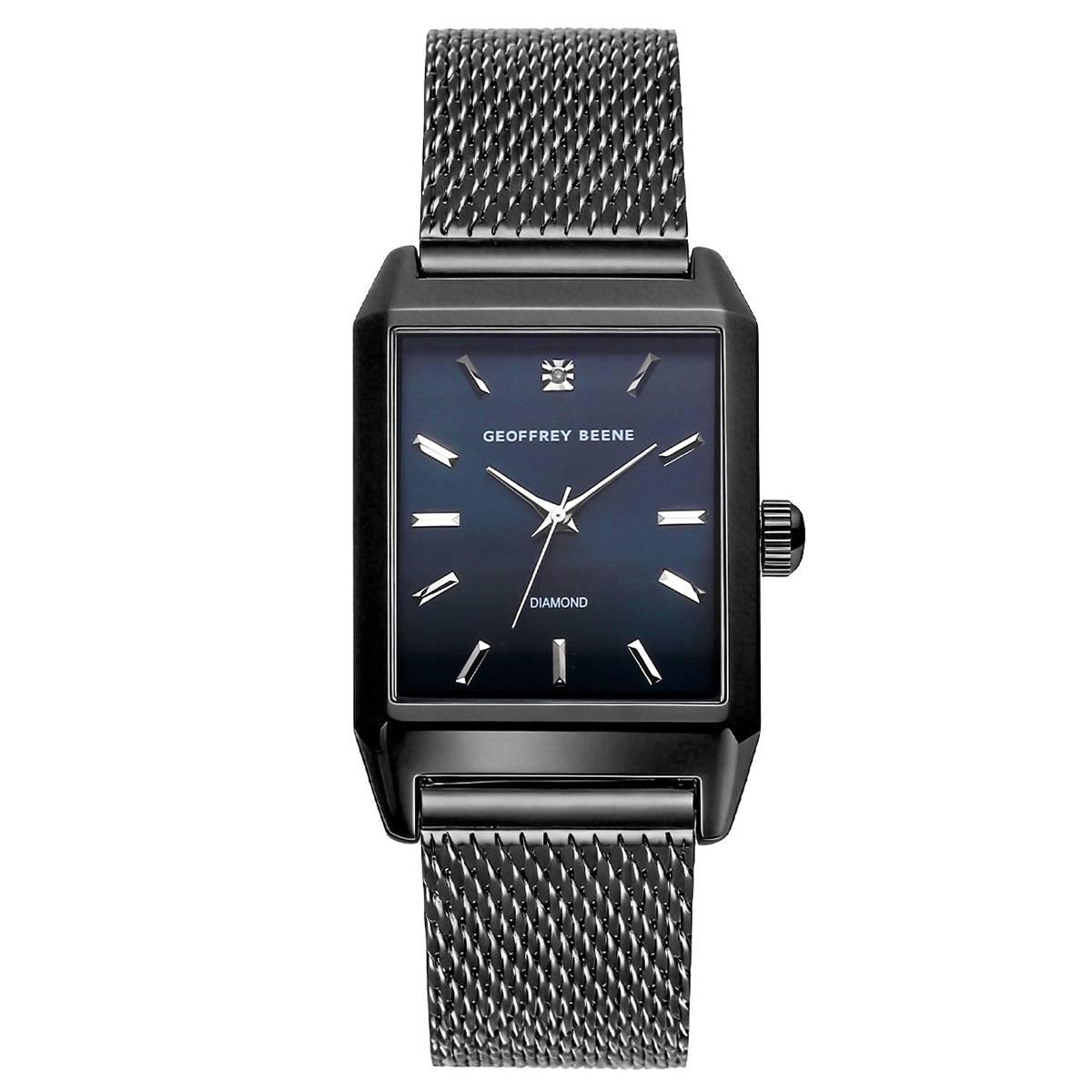 Mens Geoffrey Beene Genuine Diamond Blue Dial Watch - GBA0054GU
