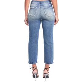 Juniors YMI® High Rise Cropped Ankle 27in. Straight Leg Jeans