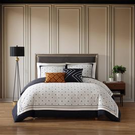 Bebejan® Geometric Cotton 5pc. Reversible Comforter Set