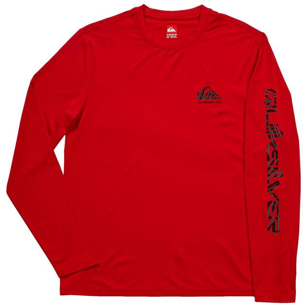 Mens Quiksilver Haris Sun Solid Long Sleeve Tee