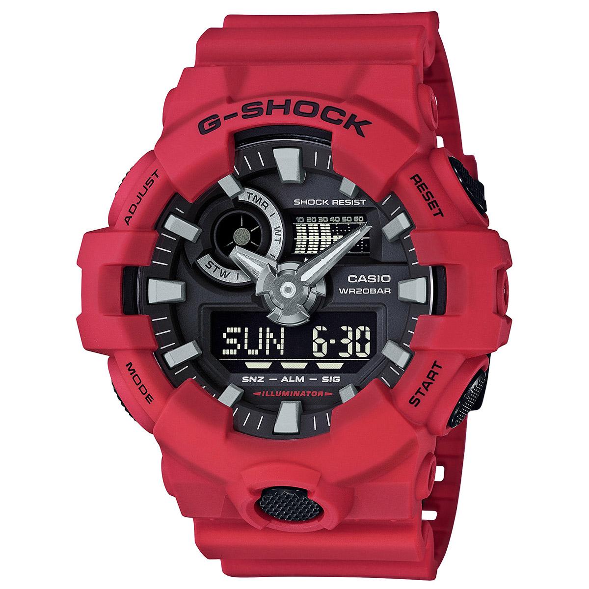 Womens G-Shock Analog Digital Resin Band Watch - GA700-4A