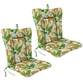 Jordan Manufacturing Set of 2 Enzel Linen Dining Chair Cushions