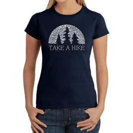 Womens LA Pop Art Nature Lover - Word Art T-Shirt
