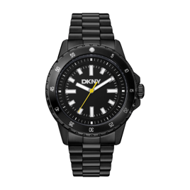 Mens DKNY Sport Watch Black Stainless Steel Watch - DK1G130M0085