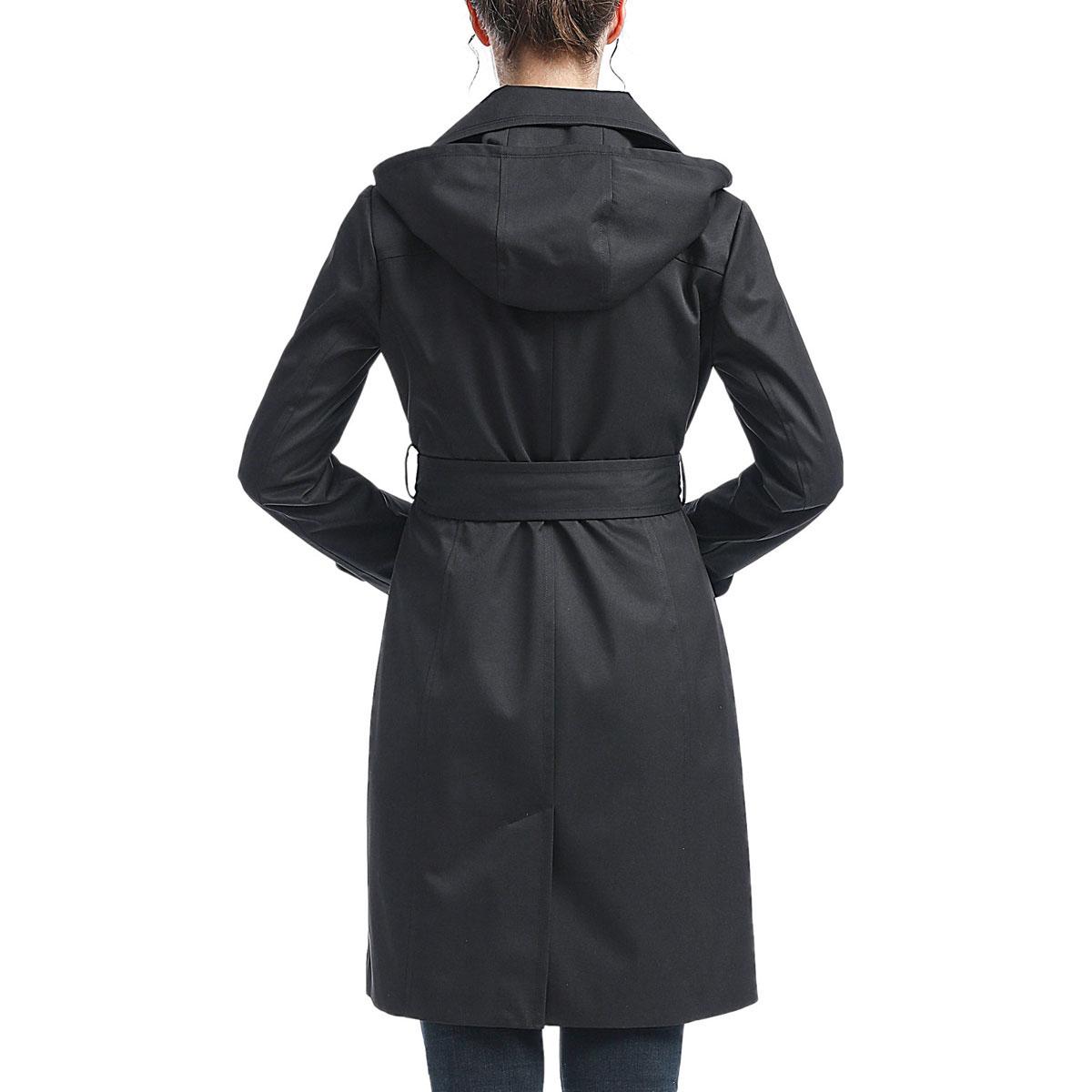 Womens BGSD Waterproof Belted Trench Coat