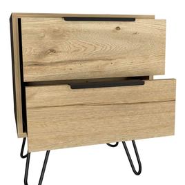 FM FURNITURE Nuvo 2-Drawer Nightstand