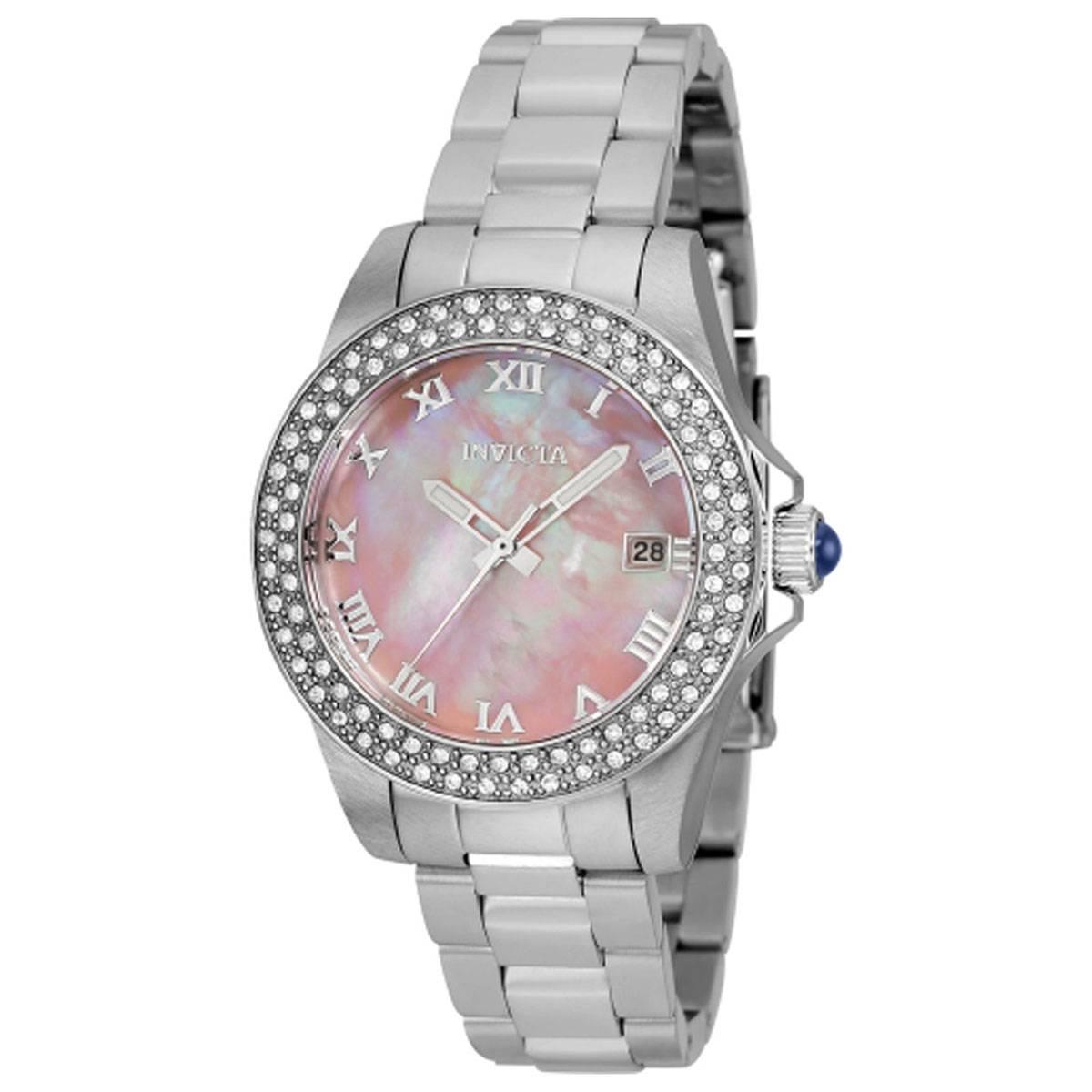 Womens Invicta Angel Mother of Pearl Dial Watch - 36070