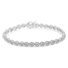 Diamond Classics™ 1/4ctw. Diamond Circle Frame Tennis Bracelet