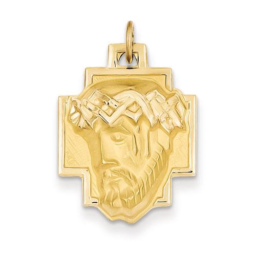 Unisex Gold Classics™ 14kt. Yellow Gold Jesus Pendant