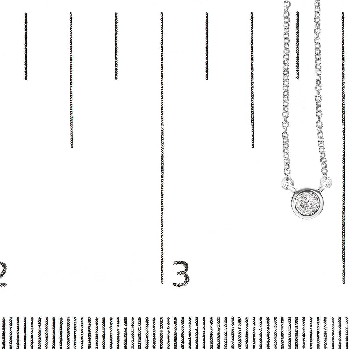 Haus of Brilliance 10kt. White Gold 1/10ctw. Diamond Pendant