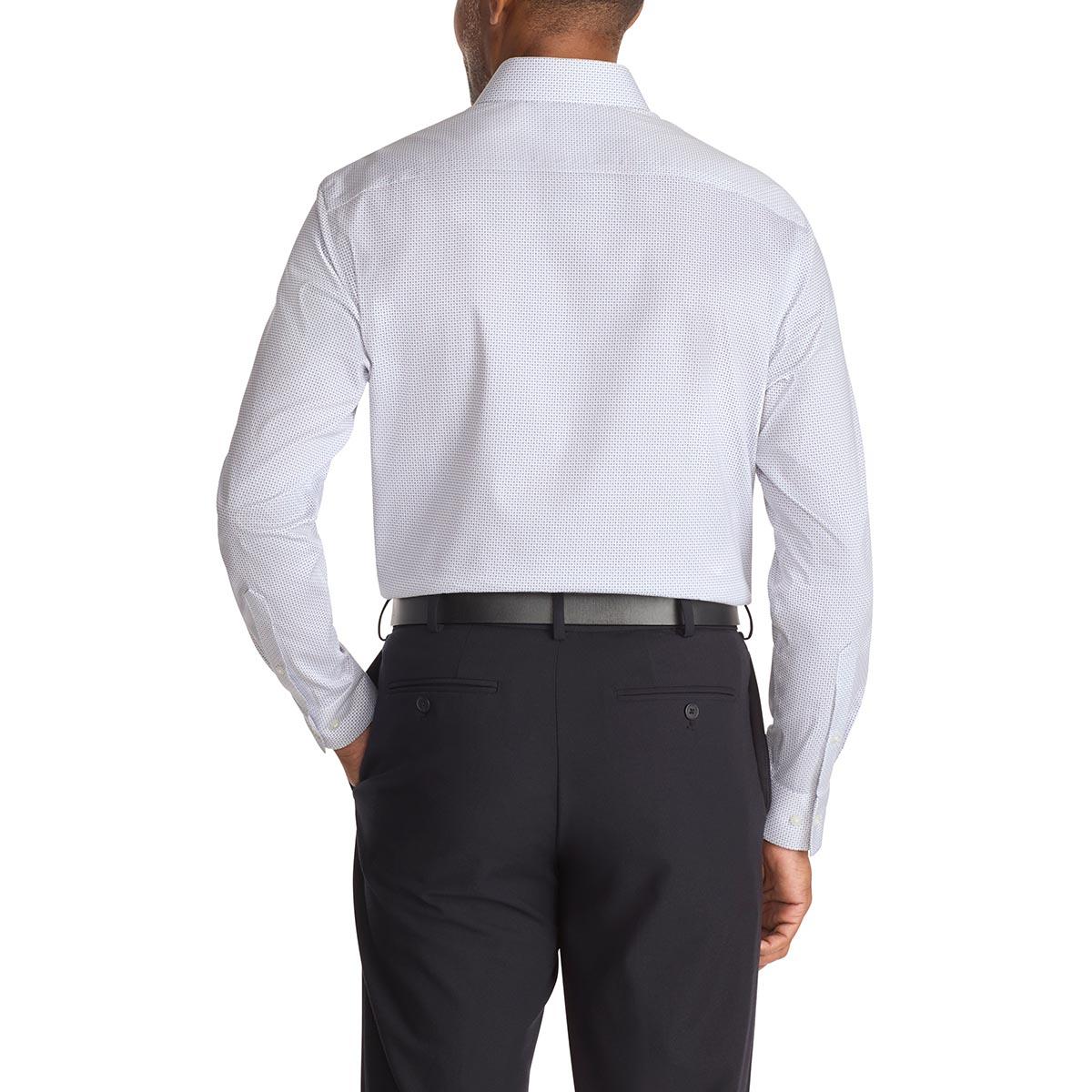 Mens Van Heusen® Regular Fit Stretch Dress Shirt - Taupe/Navy