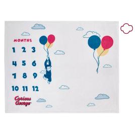 NBC Curious George Milestone Baby Blanket