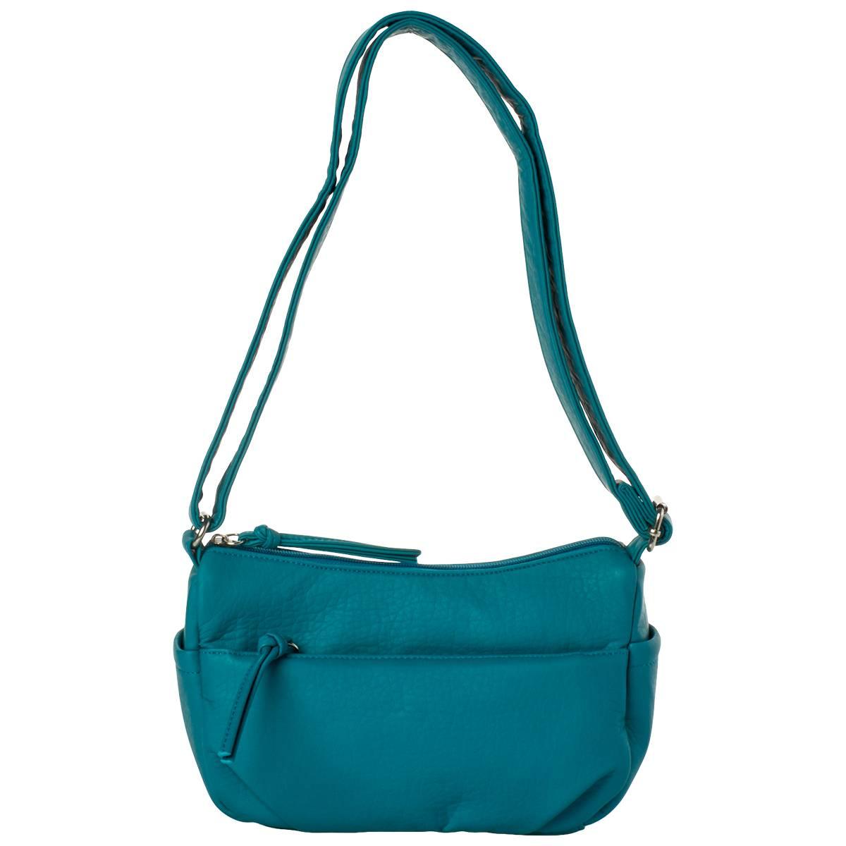 Bueno Pebble Wash Top Zip Crossbody