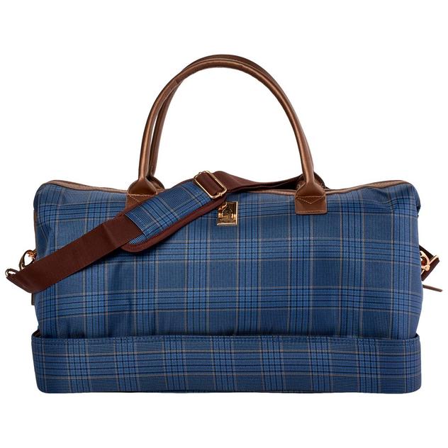 London Fog Brentwood III 20in. Drop Bottom Duffel Bag Luggage