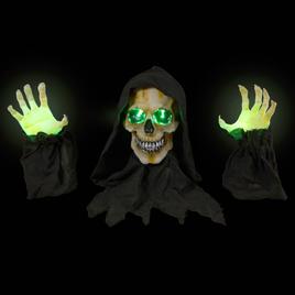 Northlight Seasonal 8in. LED Grim Reaper Outdoor Decor