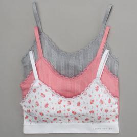 Womens Laura Ashley® 3pk Seamless Bralettes - LS1628-3PKAD