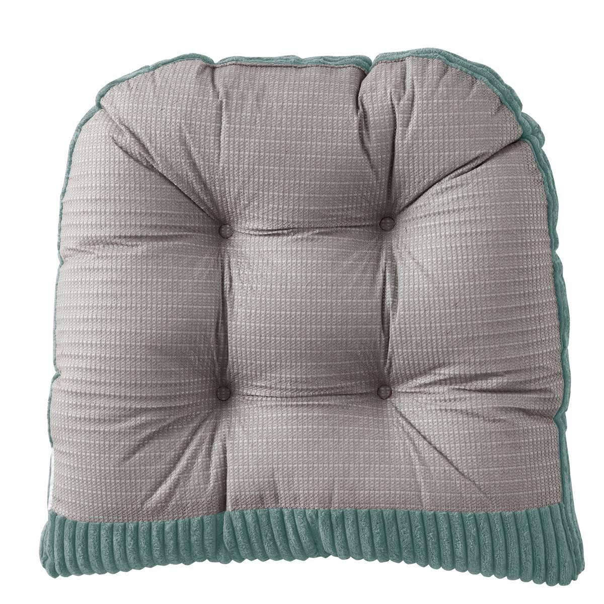 Sweet Home Collection 2pc. Non-Slip Velvet Rocking Chair Cushions