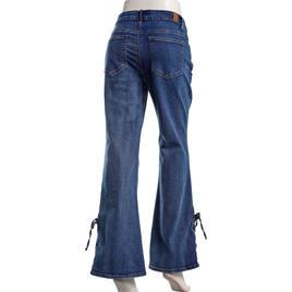 Juniors Gogo Jeans Mid Rise Lace Flare Leg Jeans