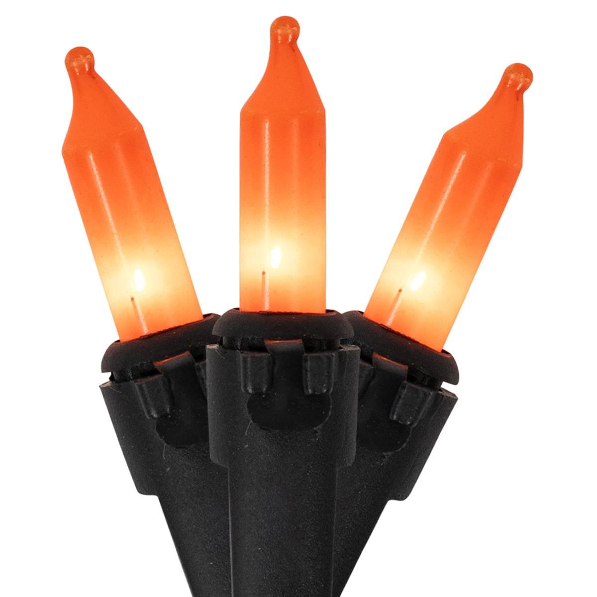 Northlight Seasonal 100-Count Orange Mini Light Set