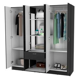 FM FURNITURE Guajira Two-Tone Six Door Armoire