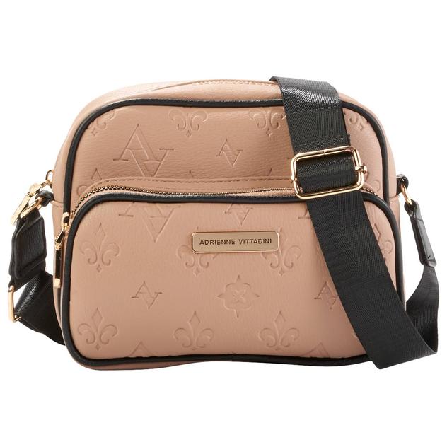 Adrienne Vittadini Marseille Signature Embossed Mini Crossbody