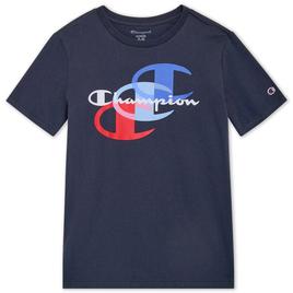 Boys 8-20 Champion Triple Logo Graphic Tee - Dark Navy