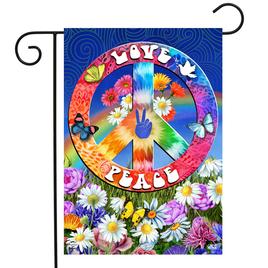 Briarwood Lane Peace & Love Garden Flag