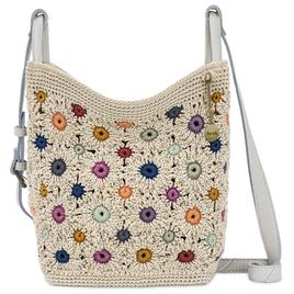 The Sak Los Feliz Floral Slouchy Crochet Crossbody