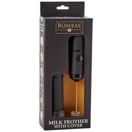 Bombay Black Stainless Steel Battery Frother W/Cover
