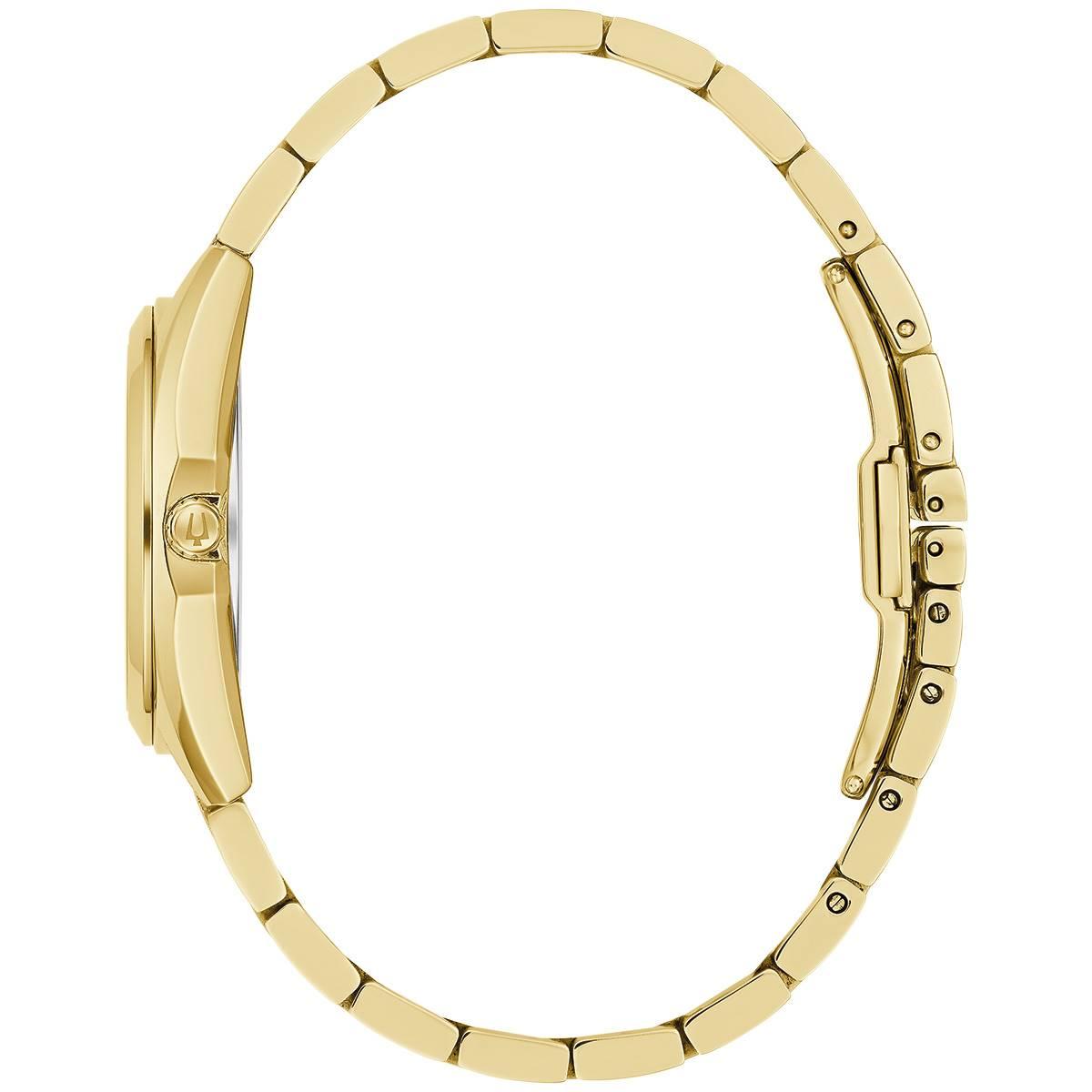 Womens Bulova Surveyor Gold-Tone Bracelet  Watch - 97P172