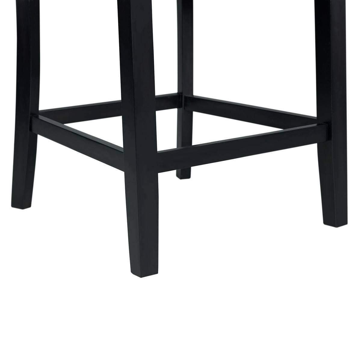 Elements Francesca Grey Velvet Counter Height Chair Set
