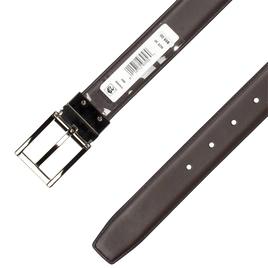 Mens Perry Ellis 32mm Reversible Carbon Fiber Keeper Leather Belt