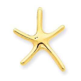 Gold Classics(tm) 14k. Starfish Chain Slide Charm