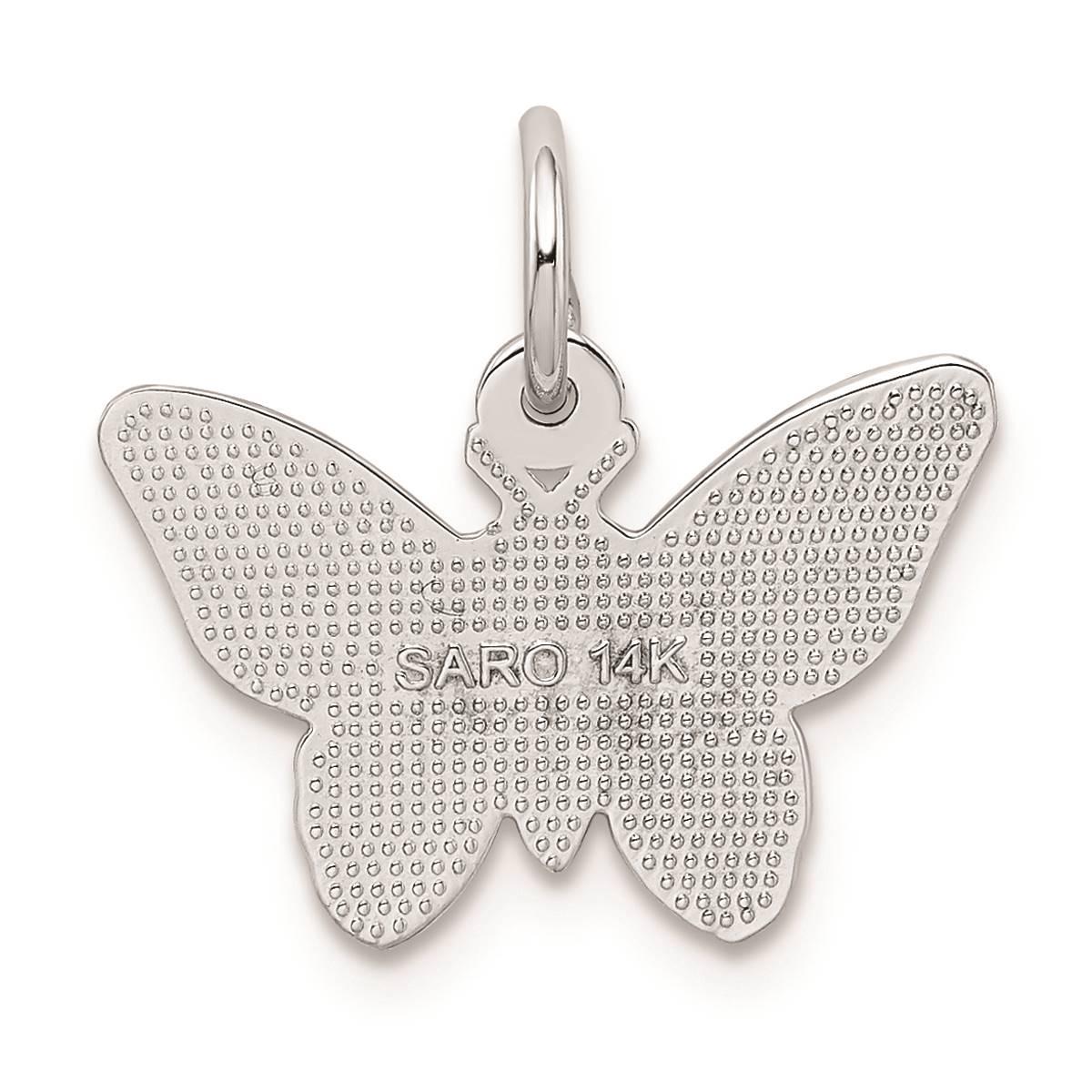 Gold Classics™ 14kt. White Gold Butterfly Charm