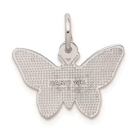 Gold Classics™ 14kt. White Gold Butterfly Charm