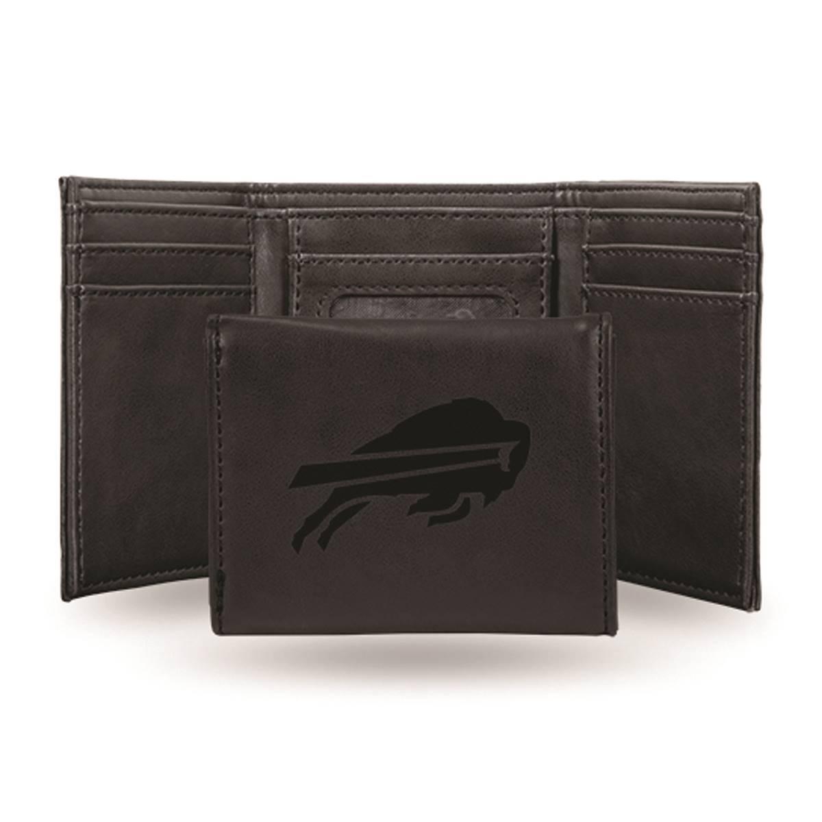 Mens NFL Buffalo Bills Faux Leather Trifold Wallet