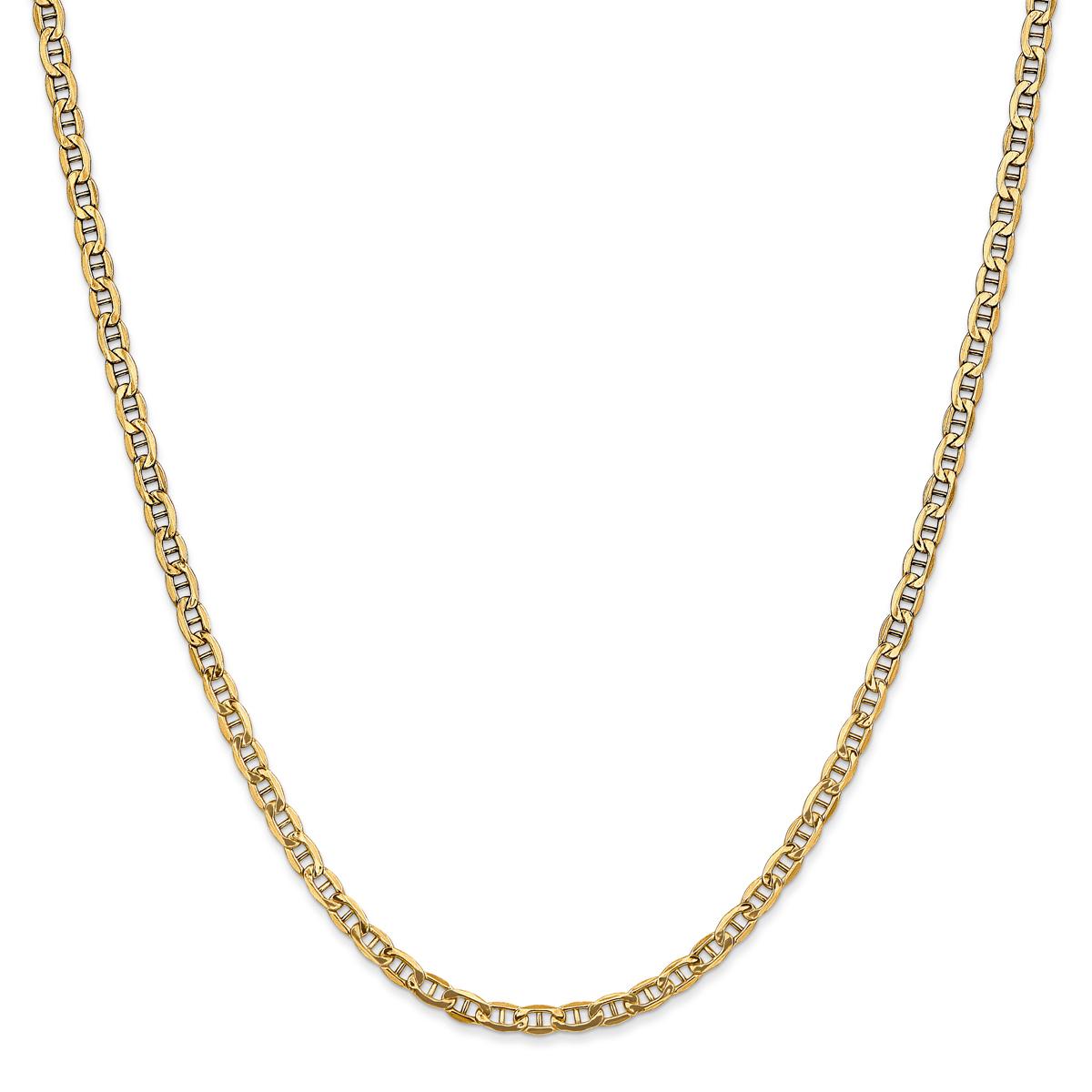 Gold Classics™ 3.20mm. Semi-Solid Anchor Chain Bracelet