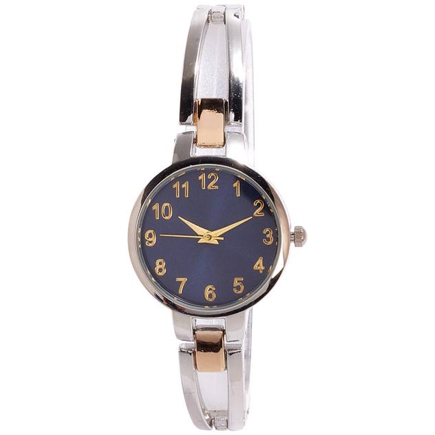 Womens Two-Tone & Navy Bangle Watch - 14945S-07-J34