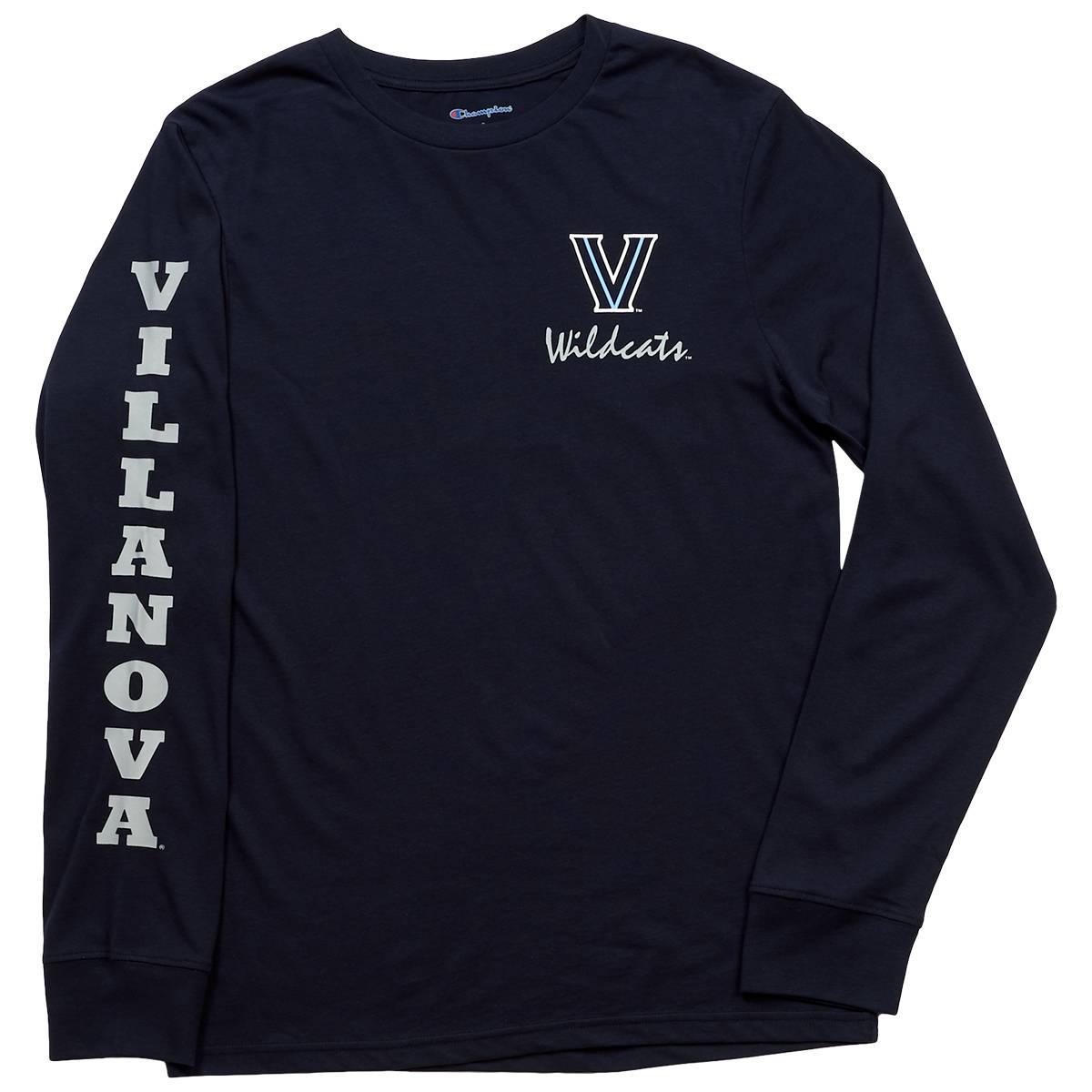 Mens Champion® Villanova Long Sleeve Tee