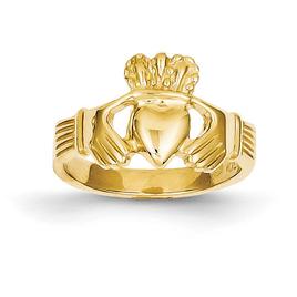 Gold Classics(tm) 14kt. Yellow Gold Claddagh Ring