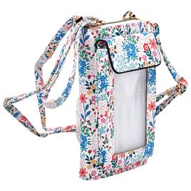 Womens DS Fashion North/South Crossbody Wallet with Tech Window