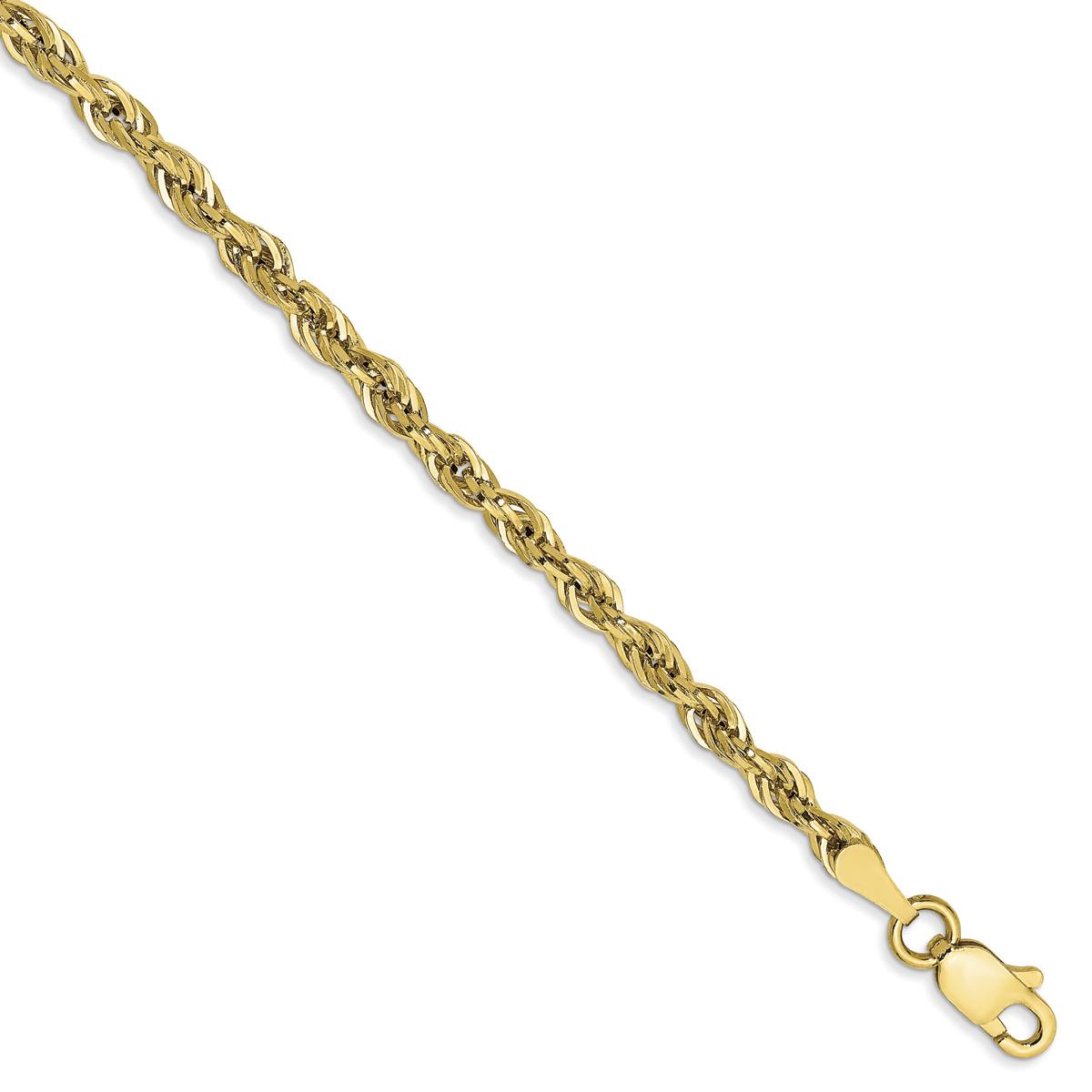 Gold Classics™ 10kt. 16in. Semi-Solid Rope Chain Necklace