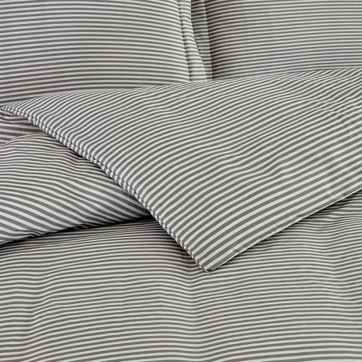 Bibb Home 1800 Series Oxford 3pc. Duvet Cover Set