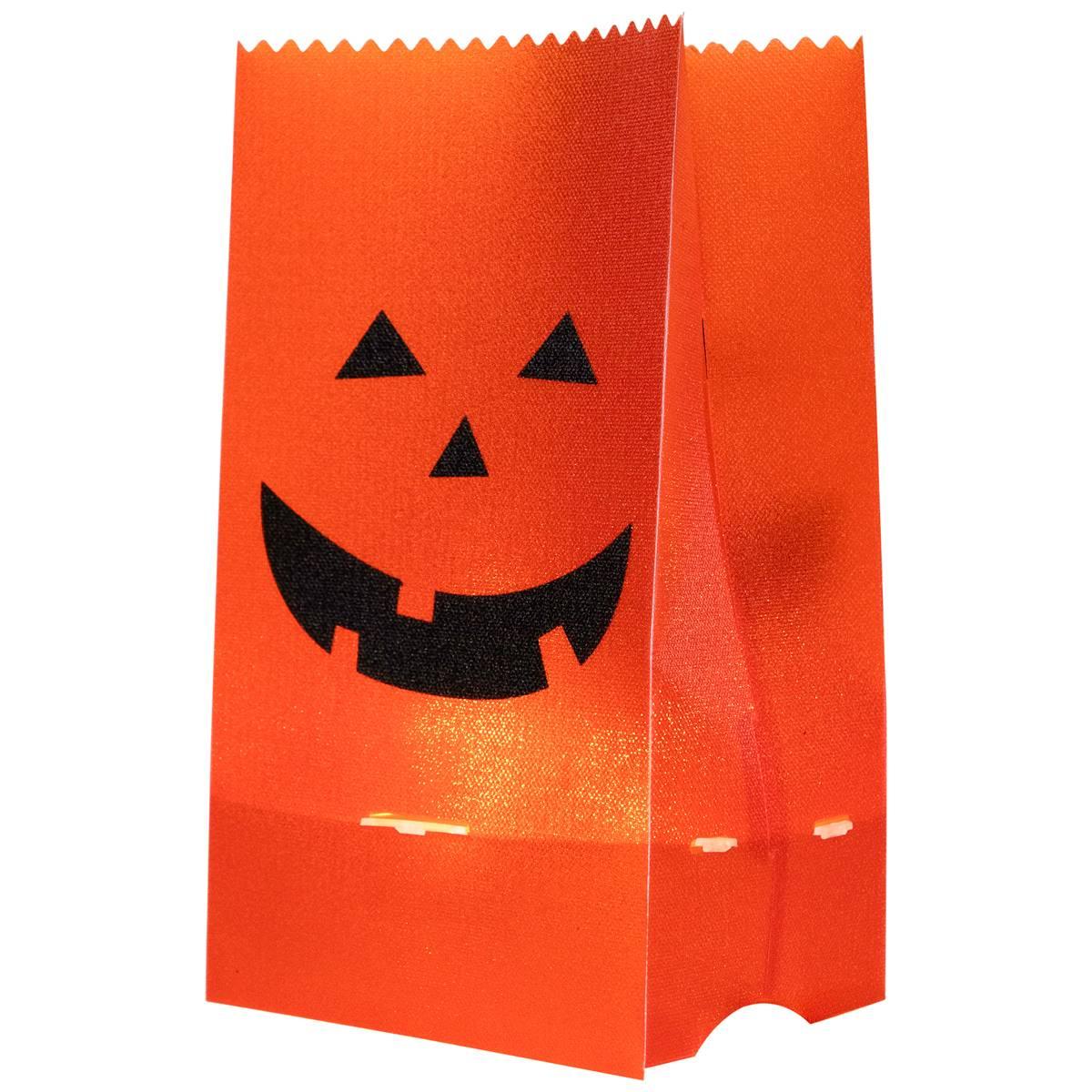 Northlight Seasonal 3pk. Jack-O-Lantern Luminary Pathway Markers